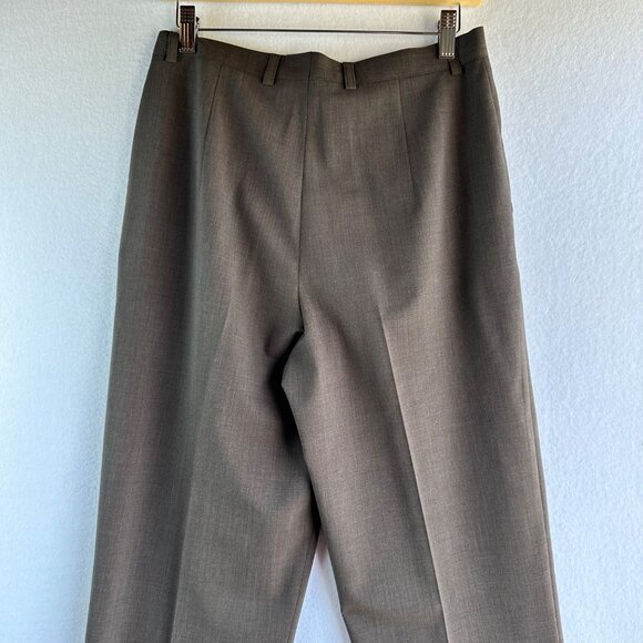 ❌SOLD❌ Escada Pants Womens Size 40 Medium Brown Tan New Wool High Waisted - Picture 8 of 11